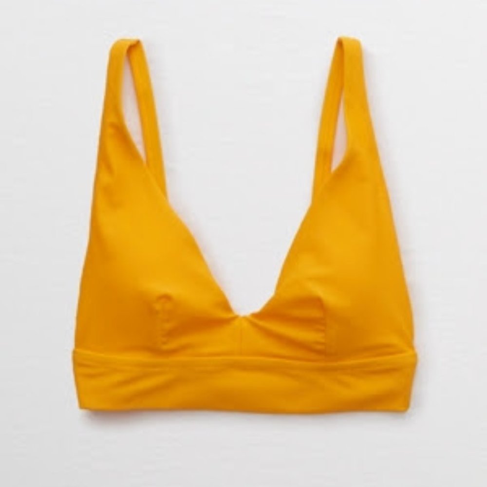 AERIE LONGLINE V SCOOP BIKINI TOP & BOTTOMS
